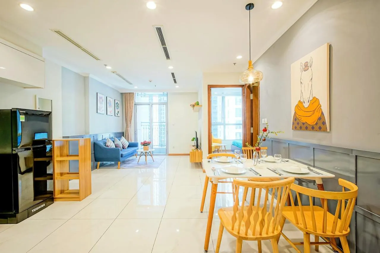 Central Apartments - Vinhomes Central Park, Landmark 81 Area & Ice Skating Rink Ho Či Minovo Město