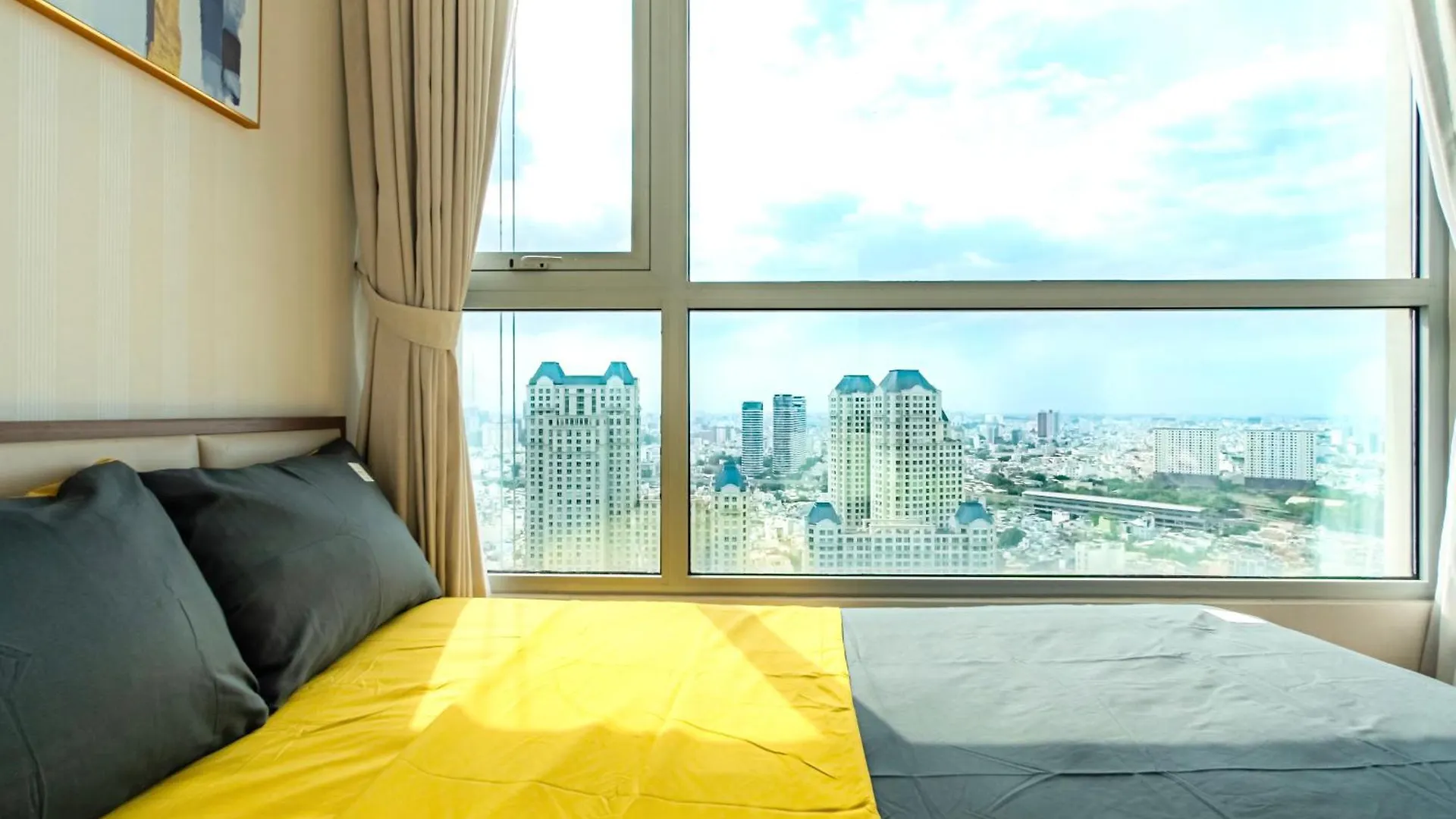 Central Apartments - Vinhomes Central Park, Landmark 81 Area & Ice Skating Rink Ho Či Minovo Město