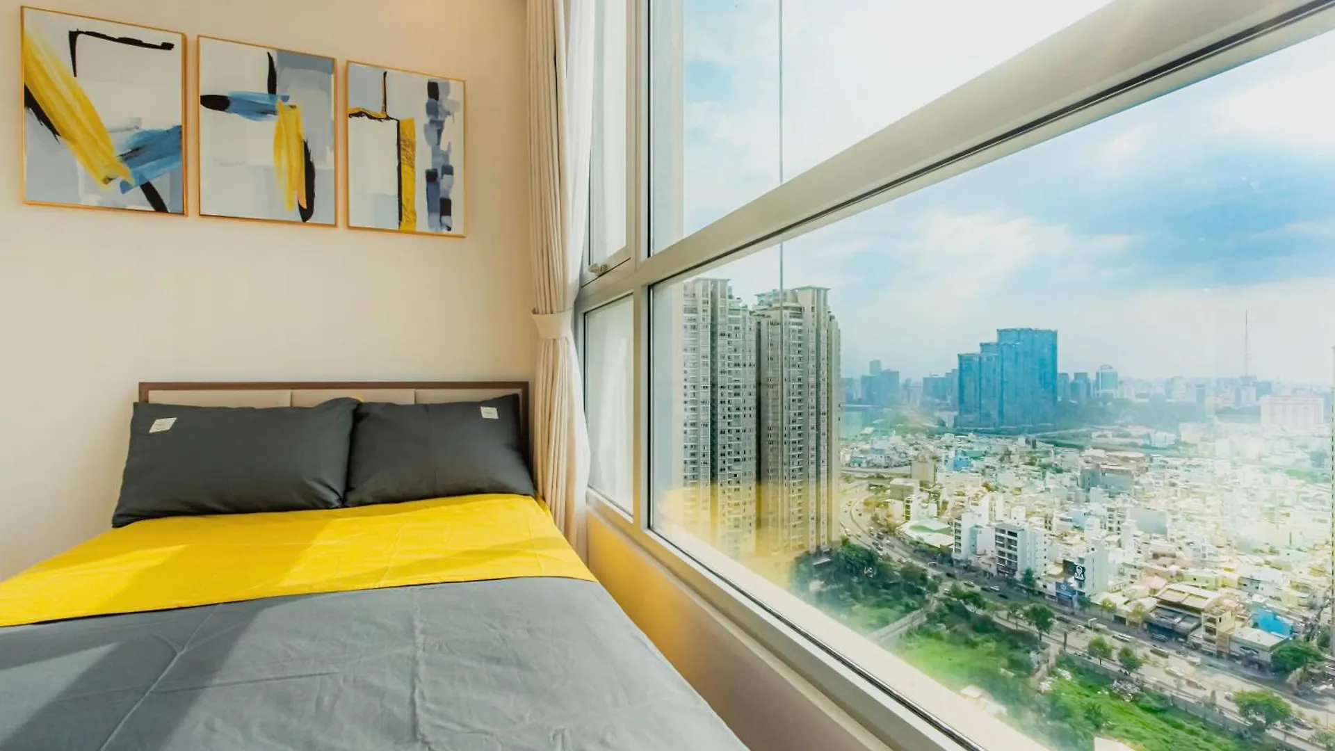 Central Apartments - Vinhomes Central Park, Landmark 81 Area & Ice Skating Rink Ho Či Minovo Město Vietnam