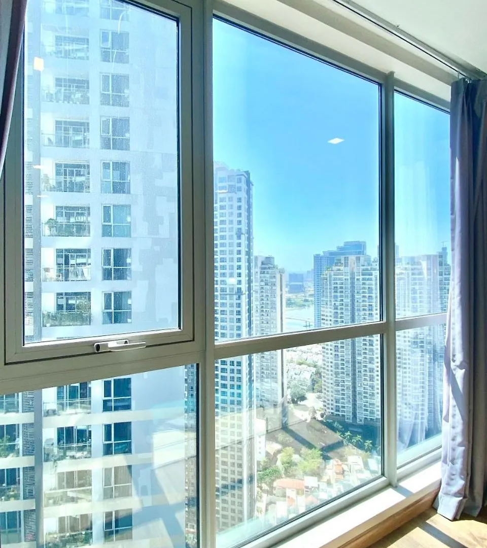 Central Apartments - Vinhomes Central Park, Landmark 81 Area & Ice Skating Rink Ho Či Minovo Město Vietnam