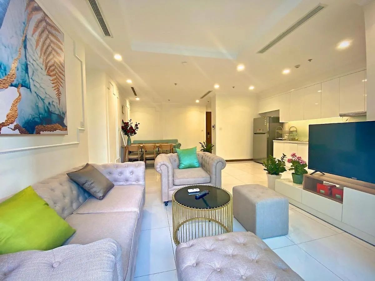Central Apartments - Vinhomes Central Park, Landmark 81 Area & Ice Skating Rink Ho Chi Minh-stad