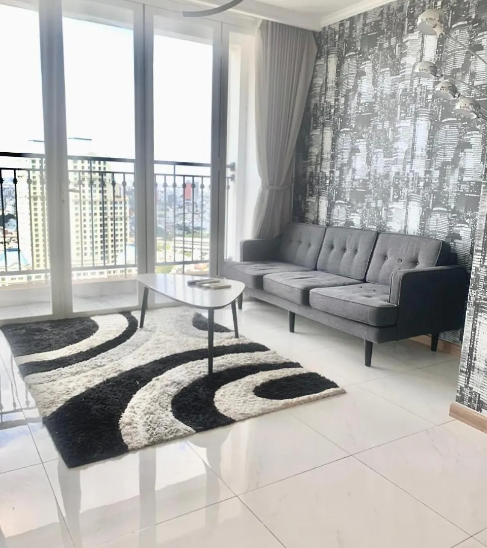 Central Apartments - Vinhomes Central Park, Landmark 81 Area & Ice Skating Rink Ho Chi Minh-stad