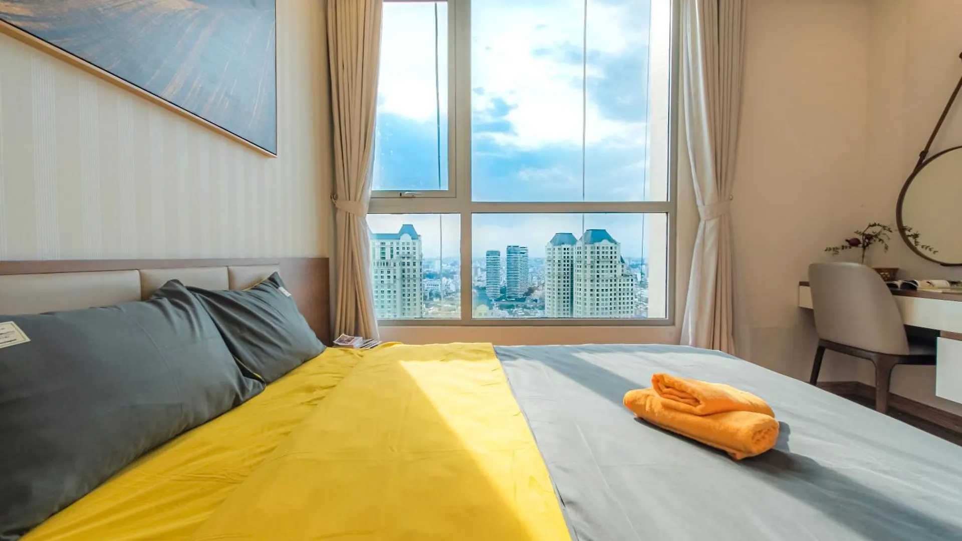 Central Apartments - Vinhomes Central Park, Landmark 81 Area & Ice Skating Rink Hô Chi Minh-Ville Vietnam