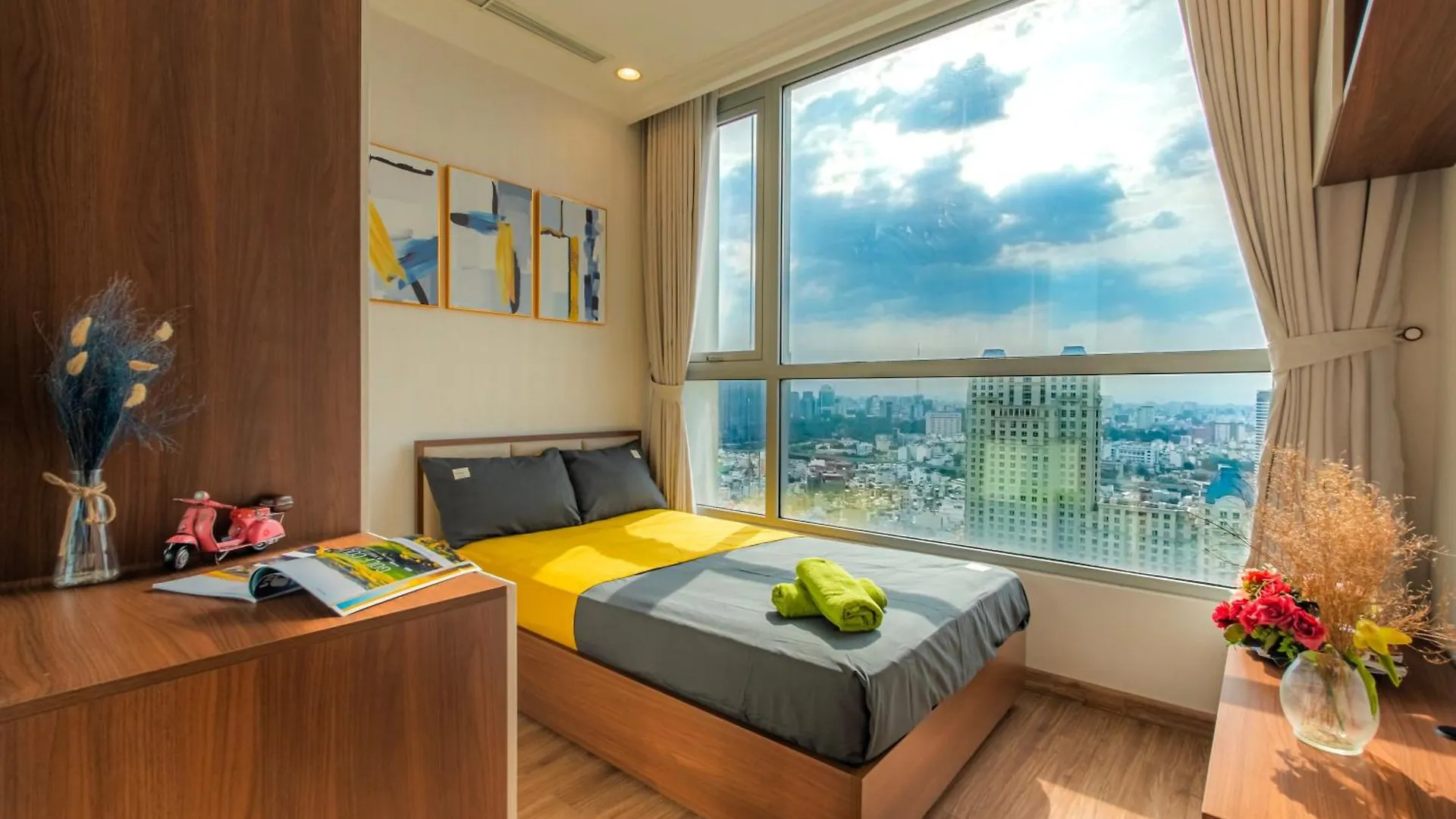 Central Apartments - Vinhomes Central Park, Landmark 81 Area & Ice Skating Rink Hô Chi Minh-Ville 0*,