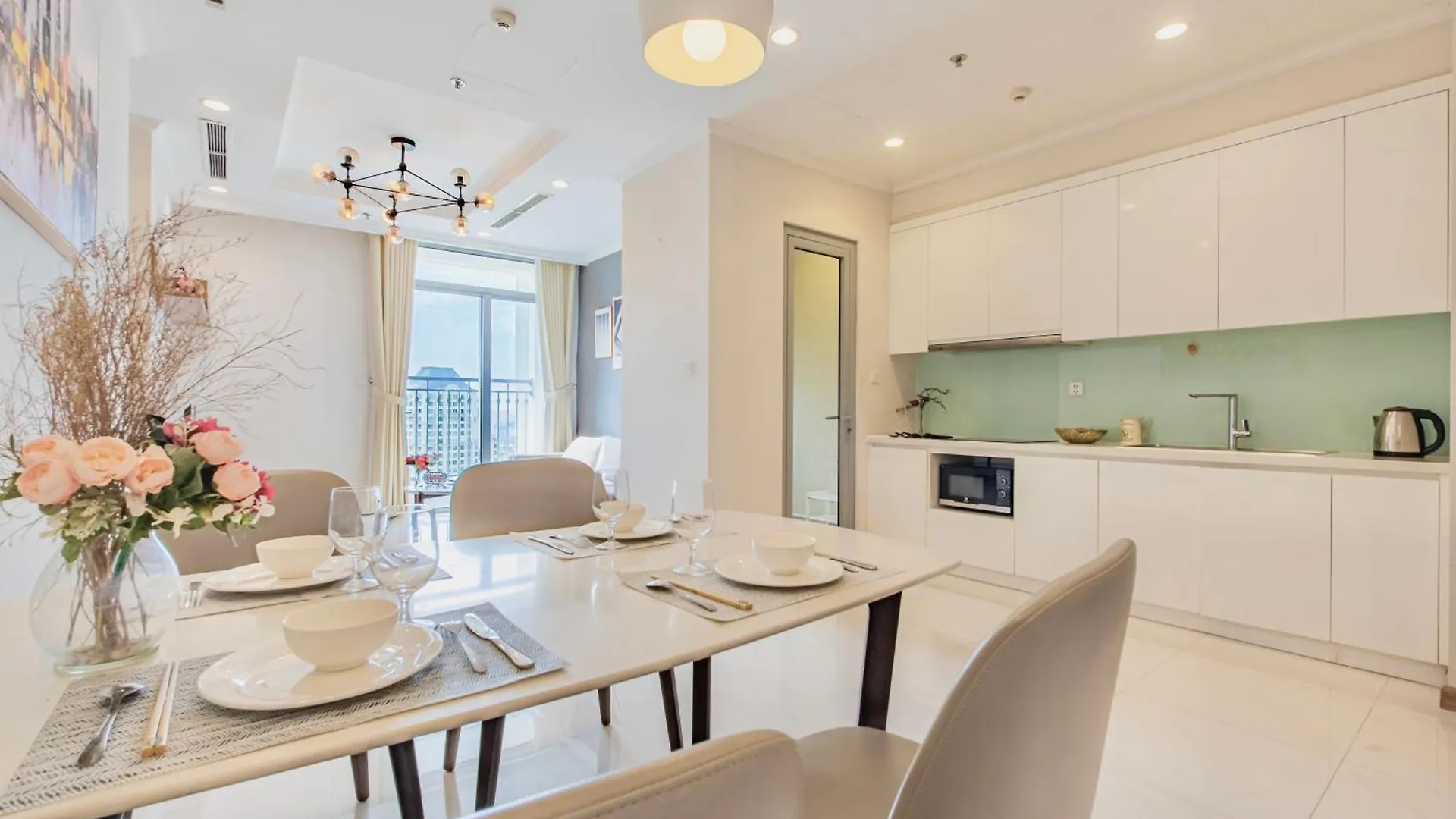 Central Apartments - Vinhomes Central Park, Landmark 81 Area & Ice Skating Rink Hô Chi Minh-Ville