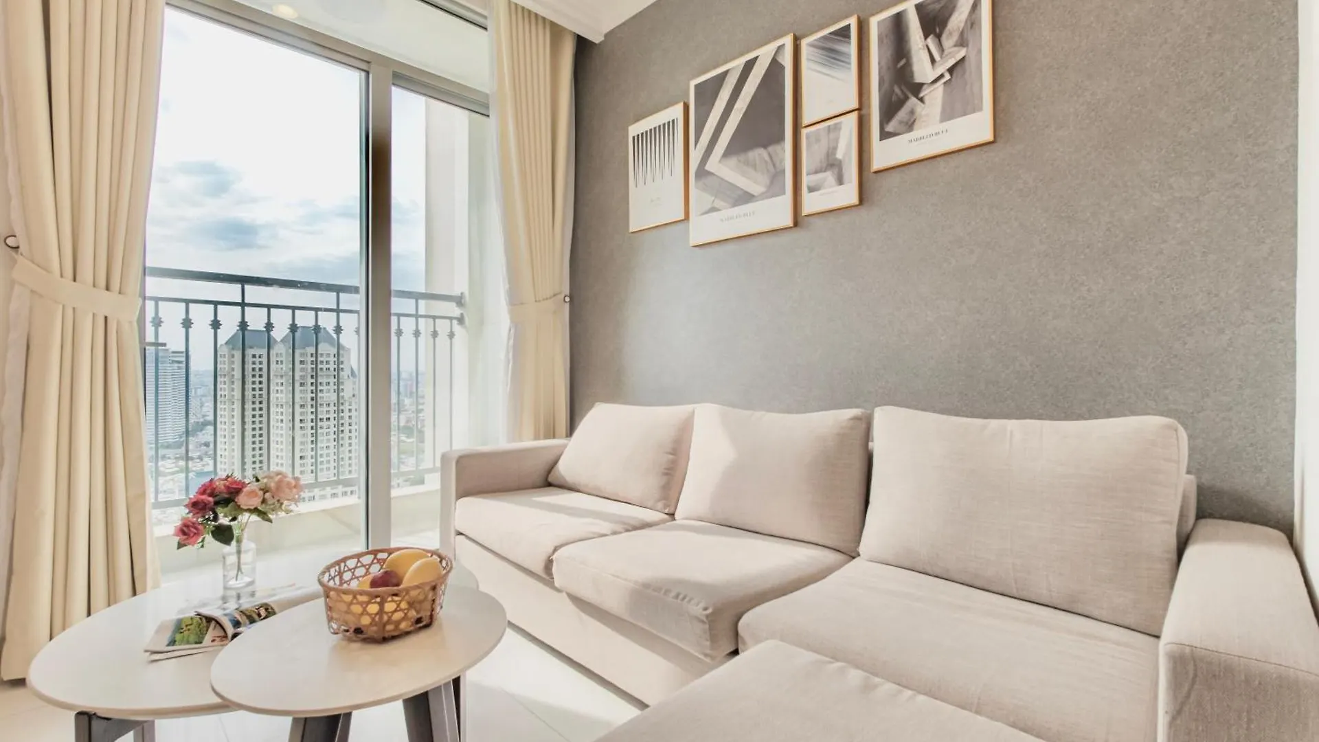 Central Apartments - Vinhomes Central Park, Landmark 81 Area & Ice Skating Rink Hô Chi Minh-Ville Vietnam